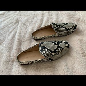 Banana republic leather backless loafers